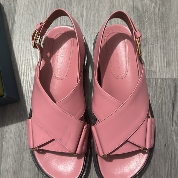 Marni Fusbett sandals in pink - Picture 9 of 10